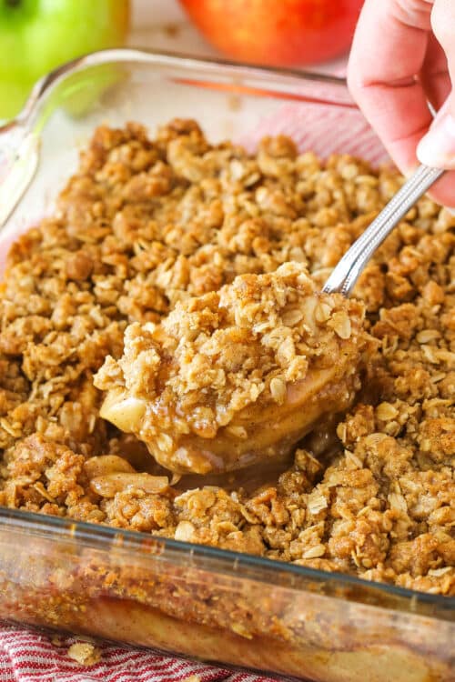 Easy Apple Crisp Recipe | Life Love & Sugar