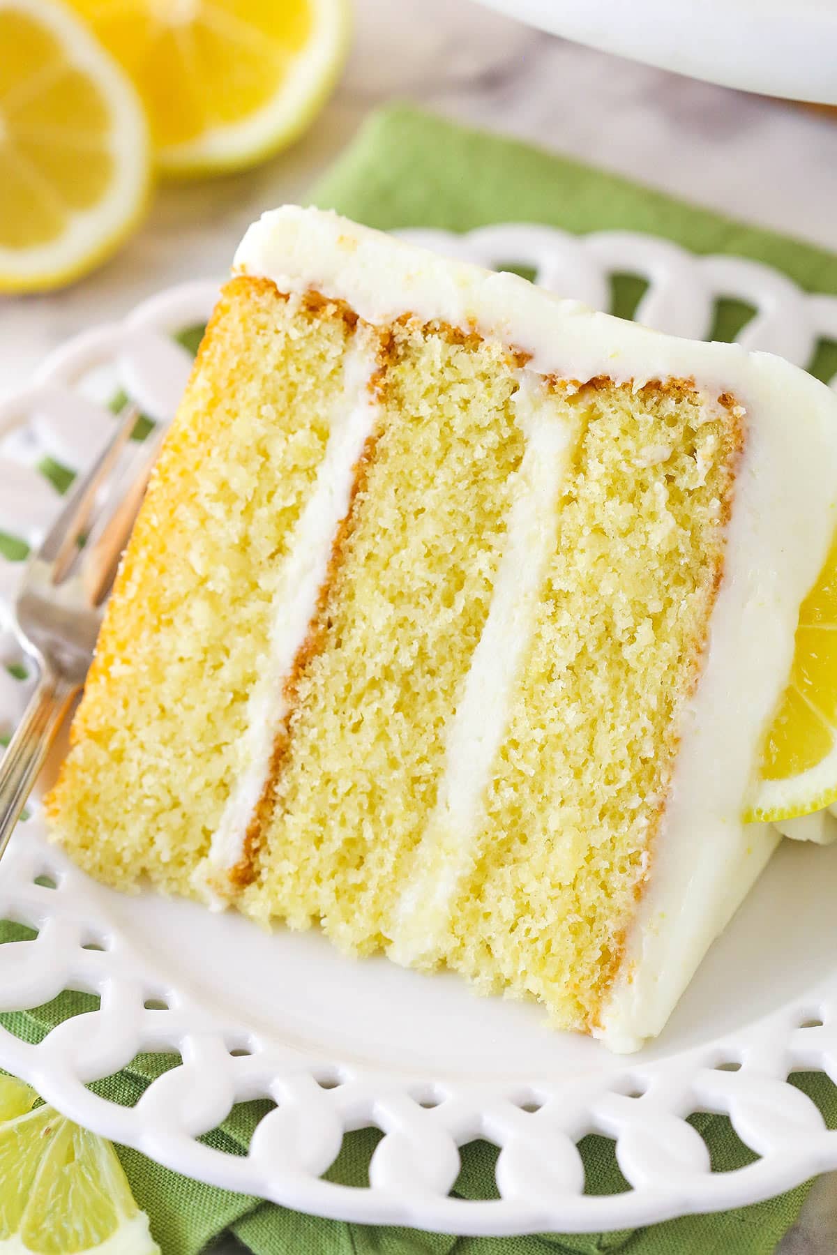 Lemon Chiffon Layer Cake - Sugar and Crumbs Mixint It Up - Recipes