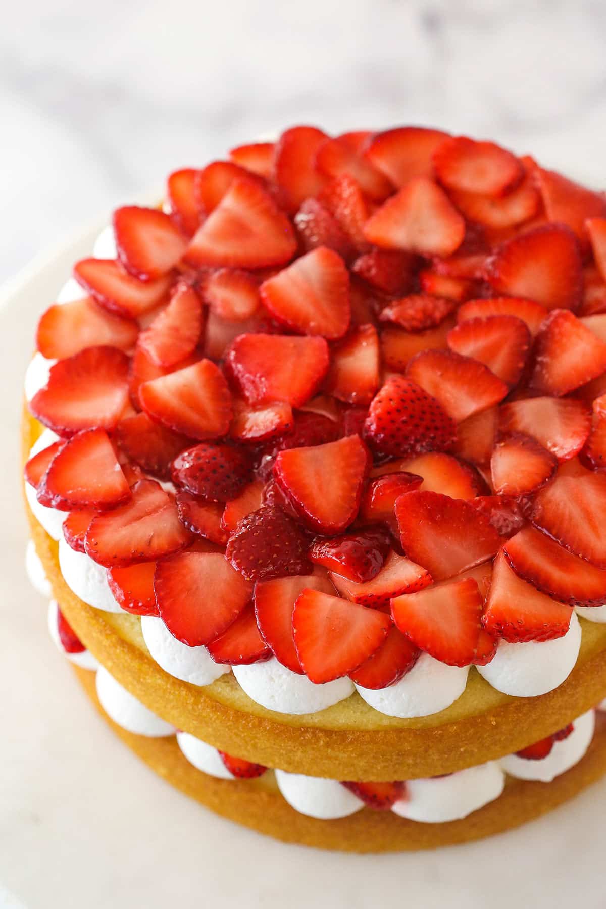 Easy Strawberry Shortcake Cake Recipe | Life, Love and Sugar