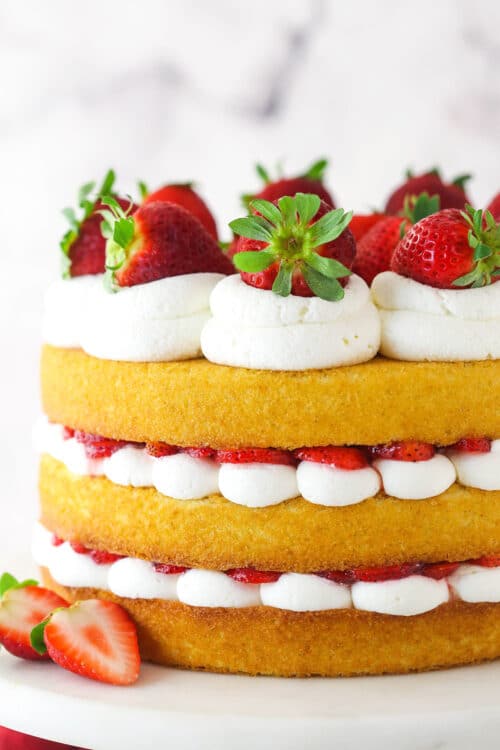 Easy Strawberry Shortcake Cake Recipe | Life, Love and Sugar