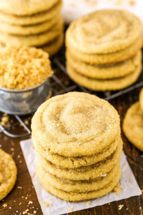 Easy Chewy Brown Sugar Cookies Recipe | Life Love and Sugar