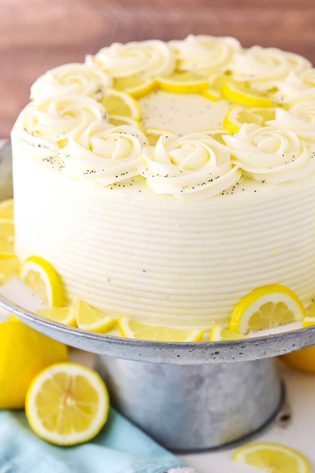 Lemon Poppyseed Cake Recipe | Life Love and Sugar