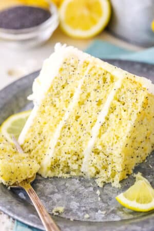 Lemon Poppyseed Cake Recipe | Life Love and Sugar