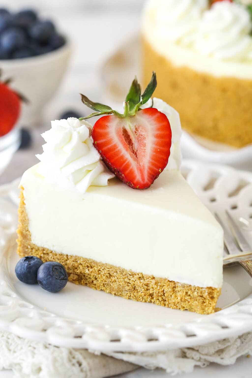 Perfect No-Bake Vanilla Cheesecake | Life, Love and Sugar