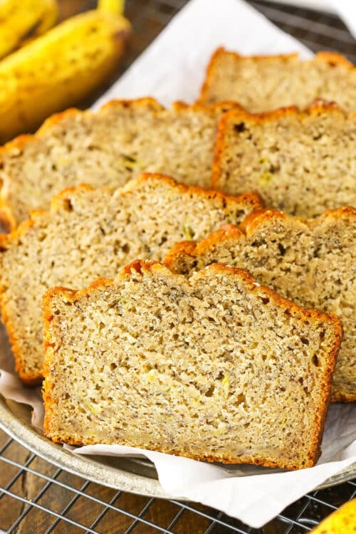 Banana Bread Recipe (With Video) | Life Love and Sugar