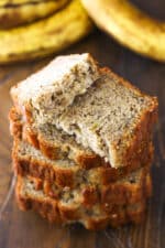 Banana Bread Recipe (With Video) | Life Love And Sugar