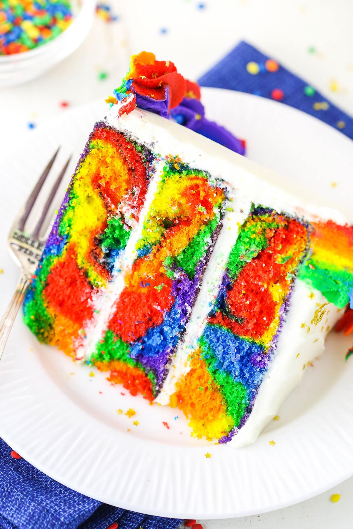 Rainbow Swirl Cake - YouTube