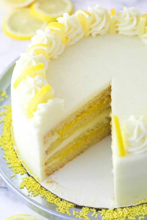 Lemon Curd Cake | Life, Love and Sugar