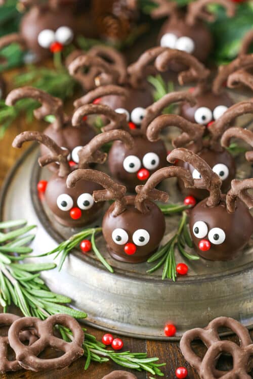 Reindeer Cookie Balls | Easy, Adorable Christmas Cookie Recipe