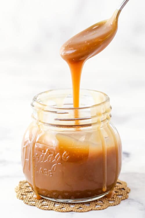 Bourbon Caramel Sauce - Life Love and Sugar