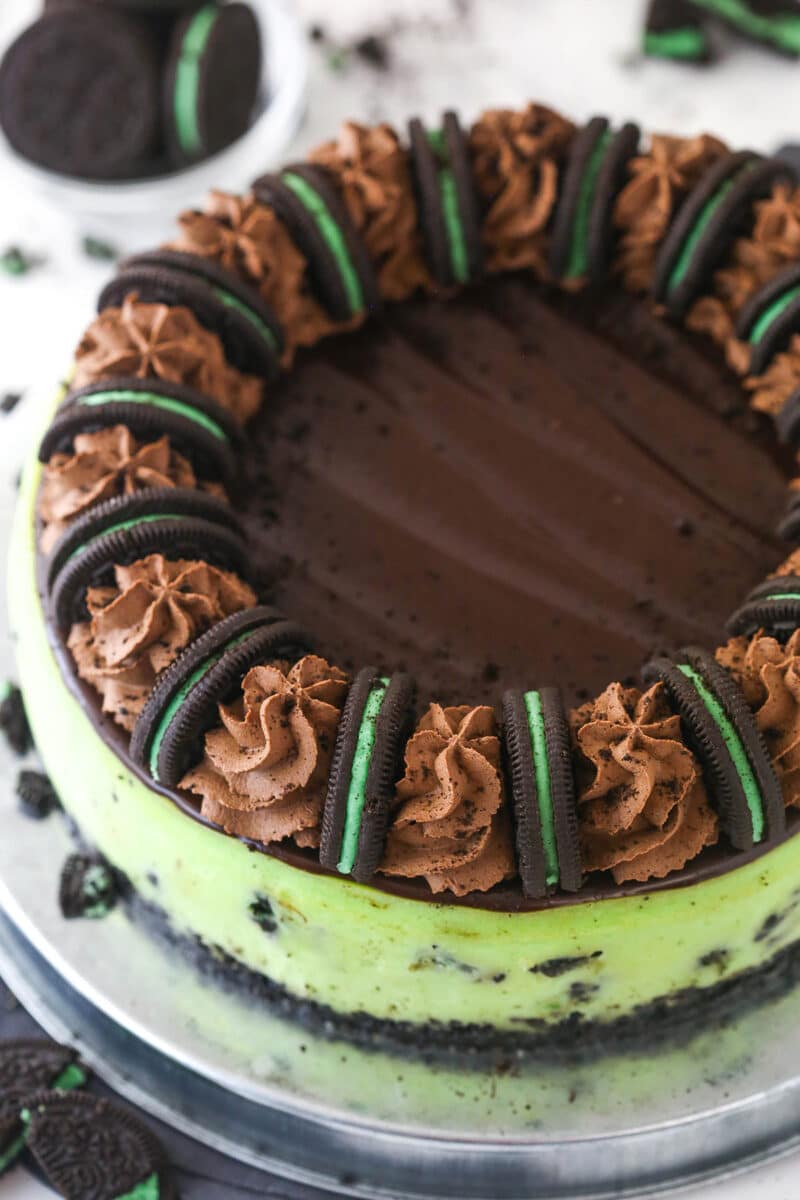 Mint Oreo Cheesecake 