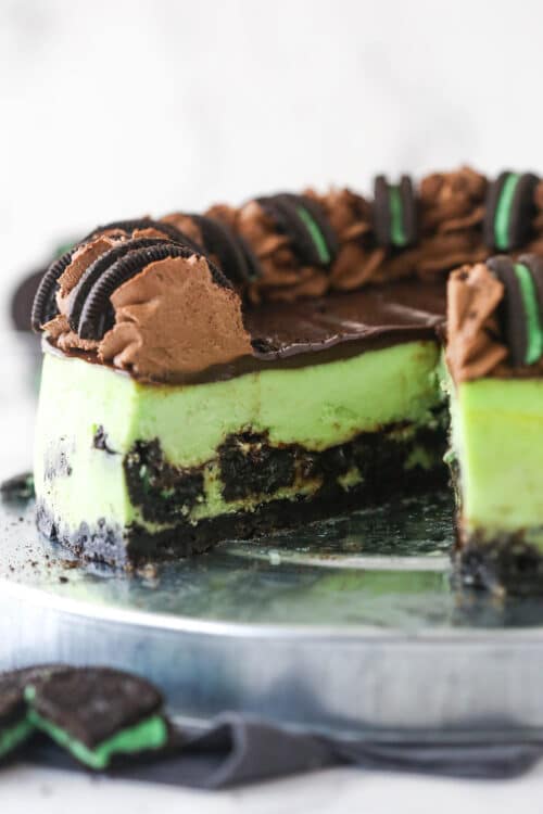 Mint Oreo Cheesecake | Life, Love and Sugar