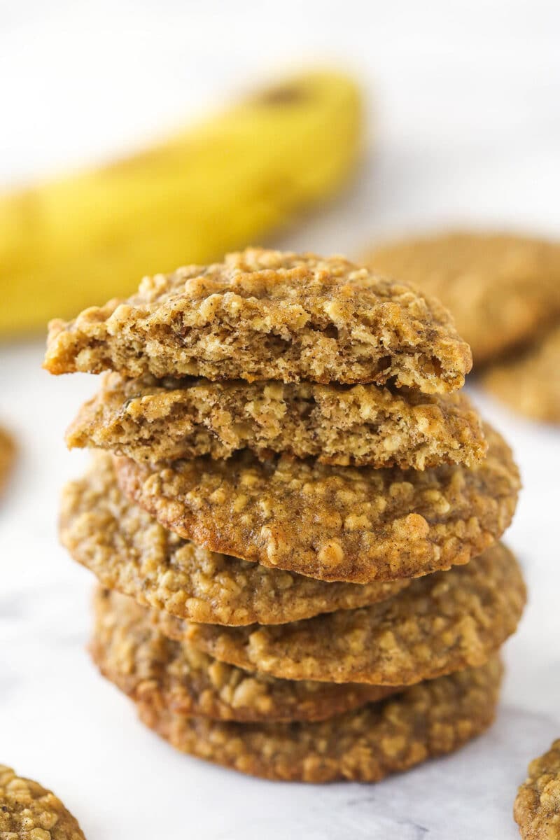 Banana Oatmeal Cookies | Life Love and Sugar