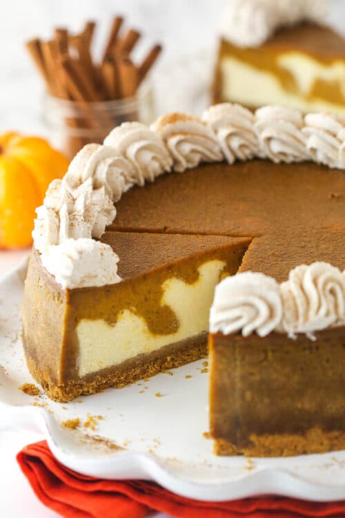 Pumpkin Pie Cheesecake | Life, Love and Sugar