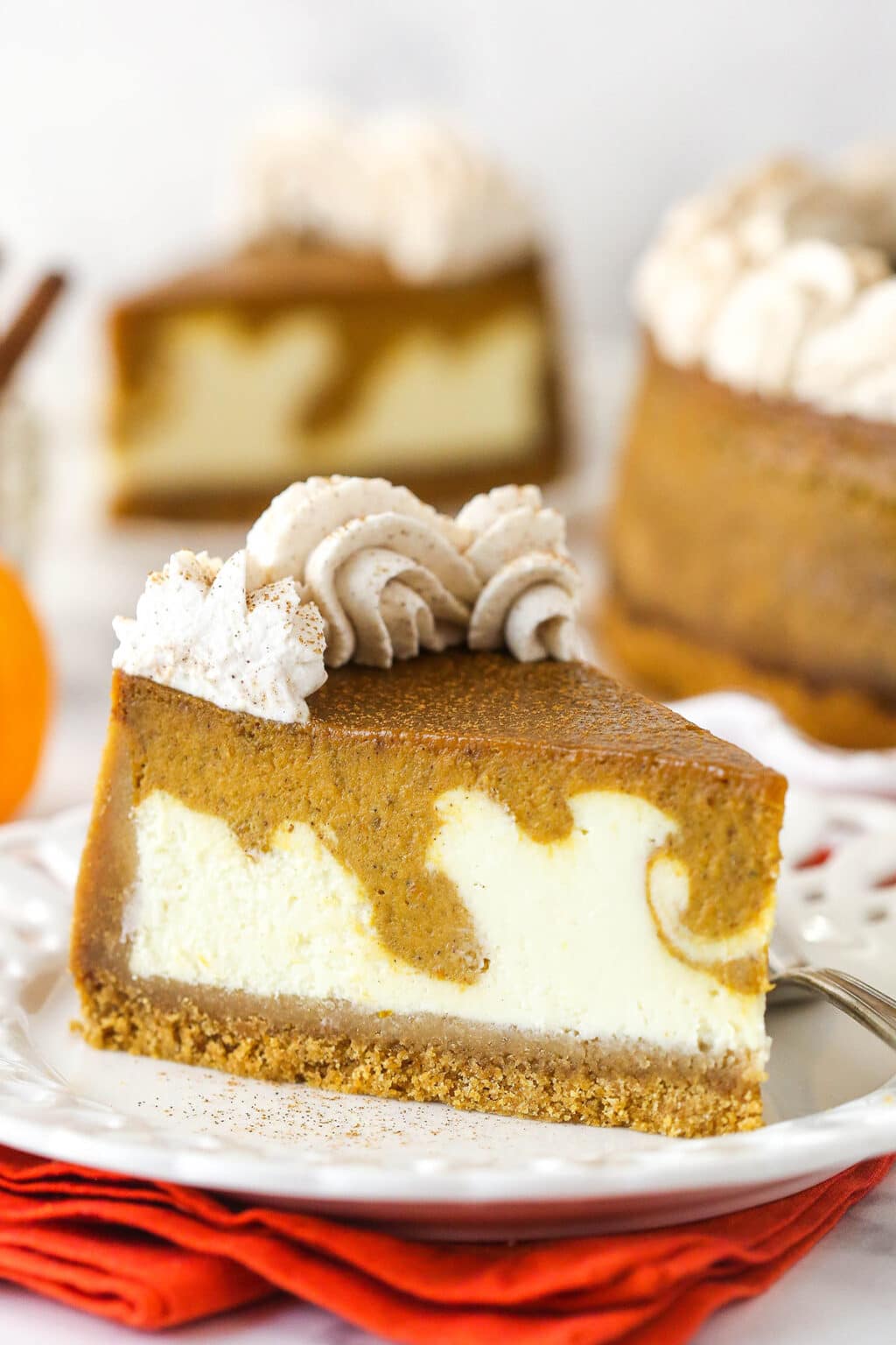 Pumpkin Pie Cheesecake | Life, Love and Sugar