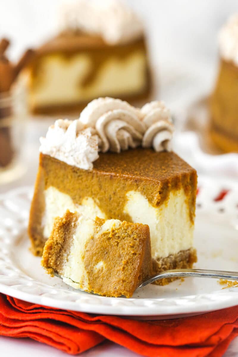 Pumpkin Pie Cheesecake | Life, Love and Sugar