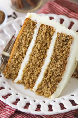 Spice Cake Recipe with Cream Cheese Frosting | Holiday Dessert Recipe
