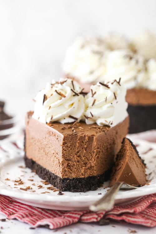 No Bake Chocolate Cheesecake