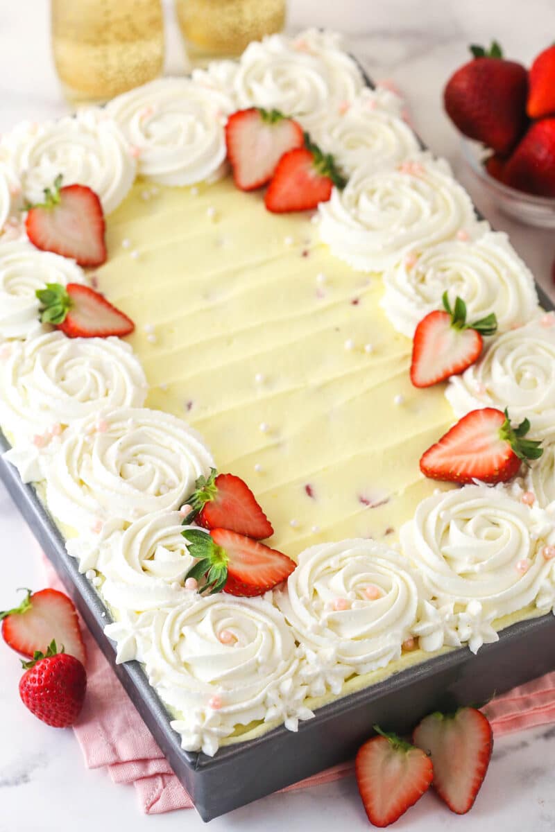 Strawberry Champagne Tiramisu - Life Love and Sugar