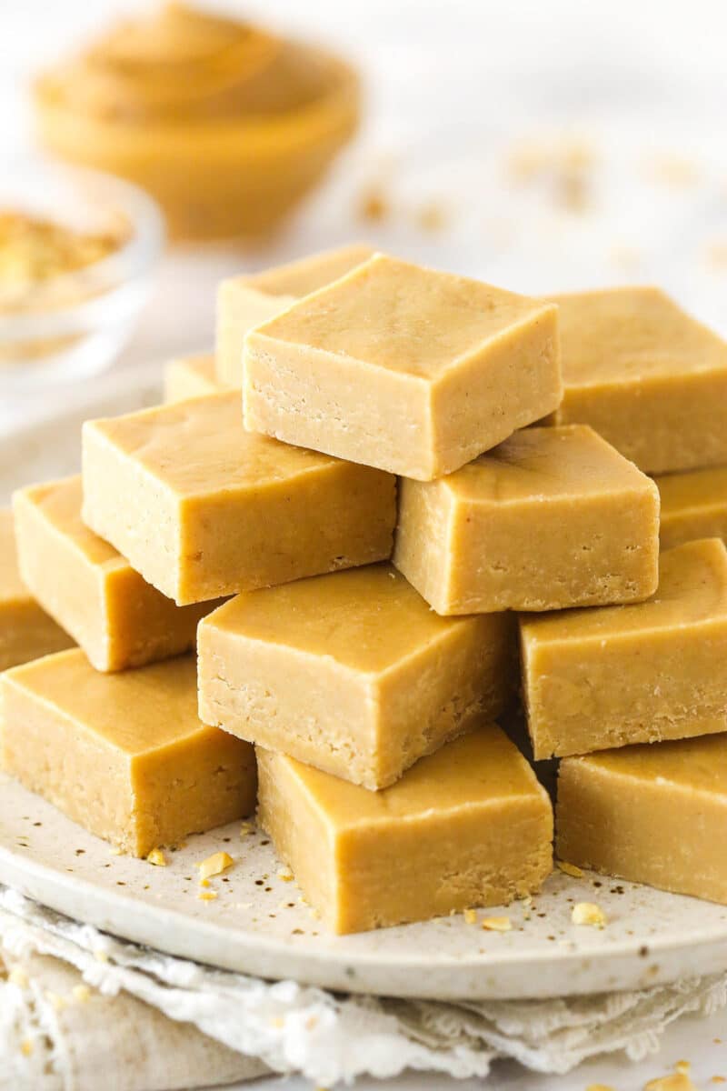 3 Ingredient Peanut Butter Fudge | Life, Love and Sugar