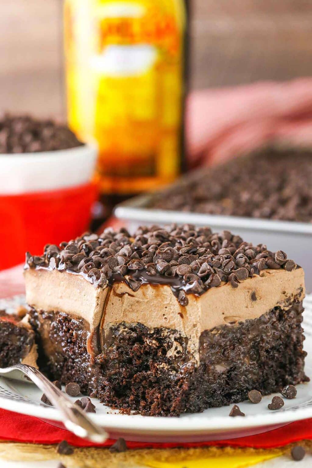 Kahlua Chocolate Poke Cake | Decadent Chocolate Cake Recipe