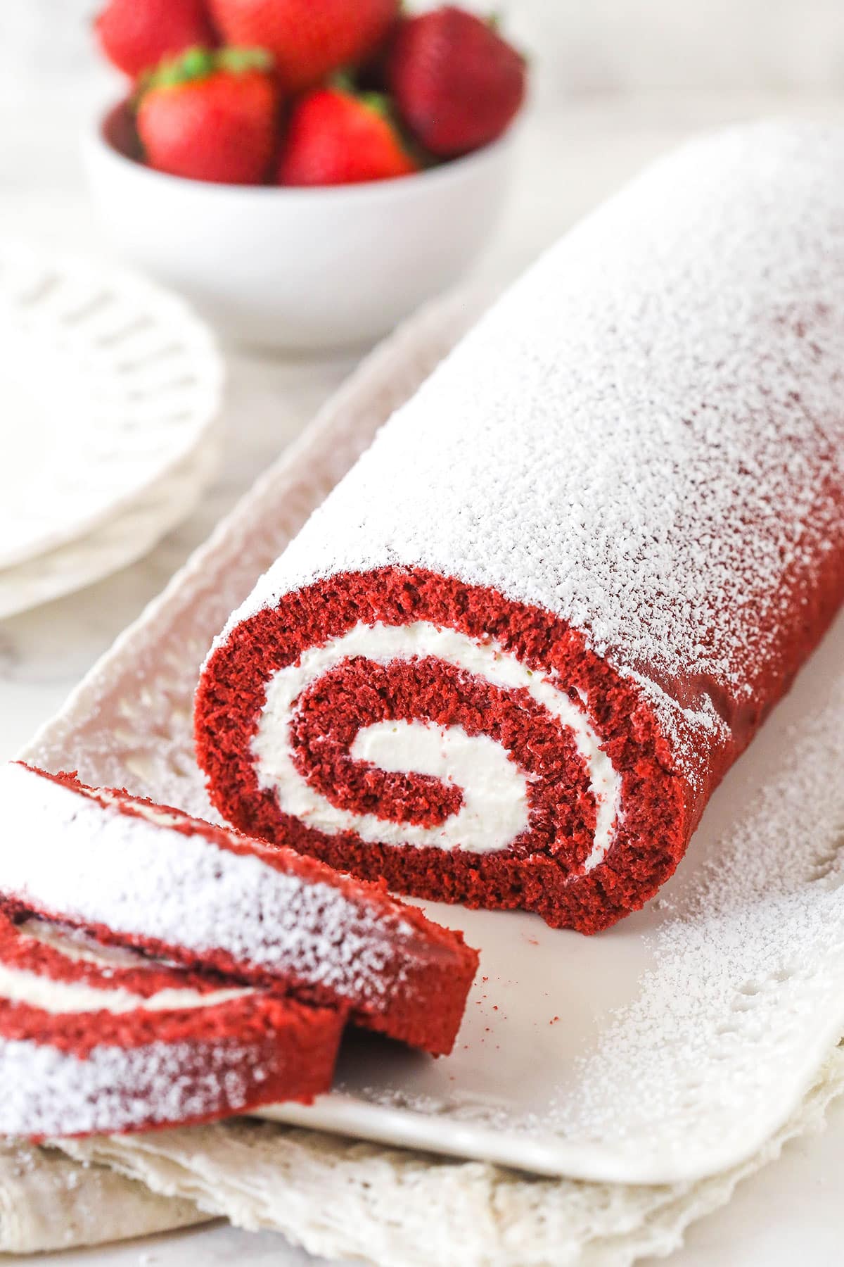 Red Velvet Cake Roll - Perfect for Valentine's Day!